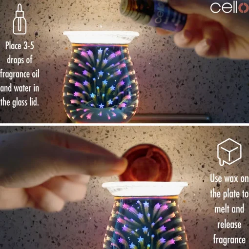 Cello - 3D Plug In Electric Warmer - Cosmic