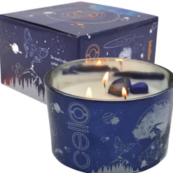 Cello - Large Gemstone Celestial Candle - Lazurite - Arcane Oceans