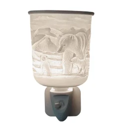 Cello - Porcelain Plug In Electric Wax Burner - Polar Bear