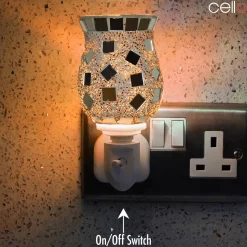 Cello - Sliver Mosaic Plug In Electric Warmer