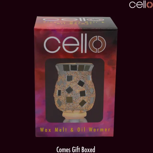 Cello - Sliver Mosaic Plug In Electric Warmer