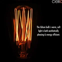 Cello Black Edison Crackle Electric Wax Burner