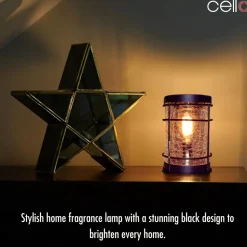 Cello Black Edison Crackle Electric Wax Burner