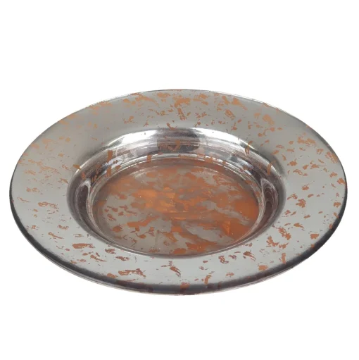 Cello Candle Charger - Glistening Gold