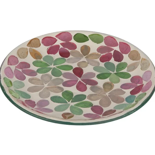 Cello Candle Plate - Petals