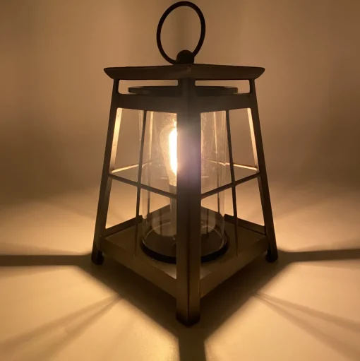 Cello Edison Metal Electric Wax Burner Lantern