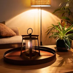 Cello Edison Metal Electric Wax Burner Lantern