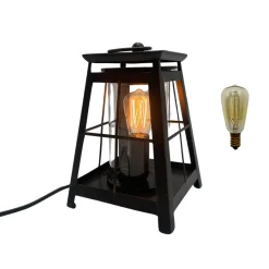 Cello Edison Metal Electric Wax Burner Lantern