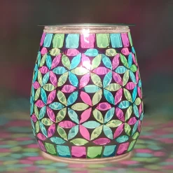 Cello Electric Wax Burner Mosaic Glass - Geometric