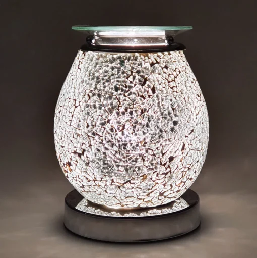 Cello Electric Wax Burner Touch Mosaic - Silver