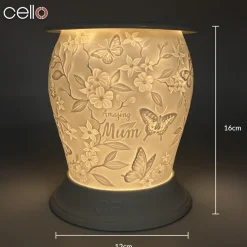 Cello Electric Wax Burner Porcelain Barrel - Amazing Mum