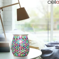 Cello Electric Wax Burner Mosaic Glass - Geometric