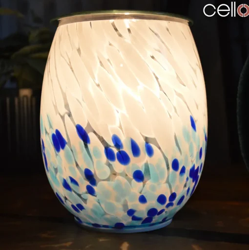 Cello Electric Wax Burner Art Glass - Crashing Waves