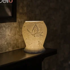 Cello Electric Wax Burner Porcelain Barrel - Silk Wings