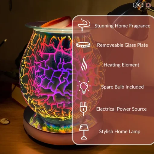 Cello Electric Wax Burner 3D Touch - Lightning