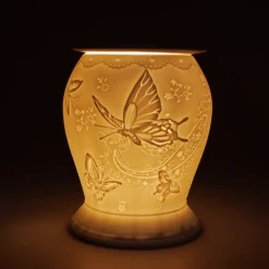 Cello Electric Wax Burner Porcelain Barrel - Silk Wings