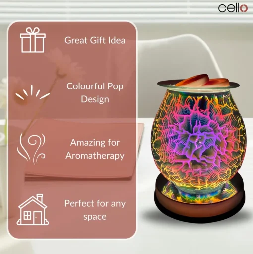Cello Electric Wax Burner 3D Touch - Lightning