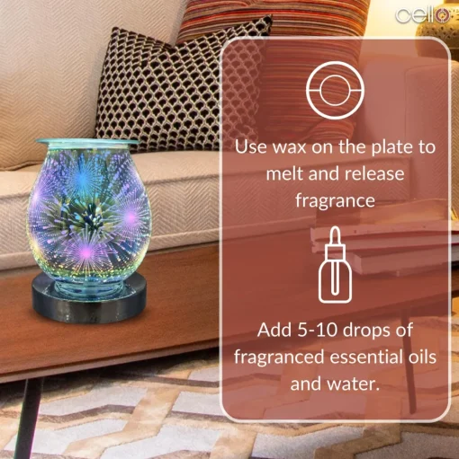 Cello Electric Wax Burner 3D Touch - Firework