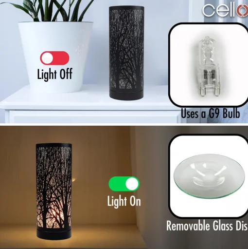 Cello Electric Wax Burner - Touch Forest