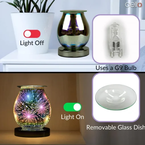 Cello Electric Wax Burner 3D Touch - Firework