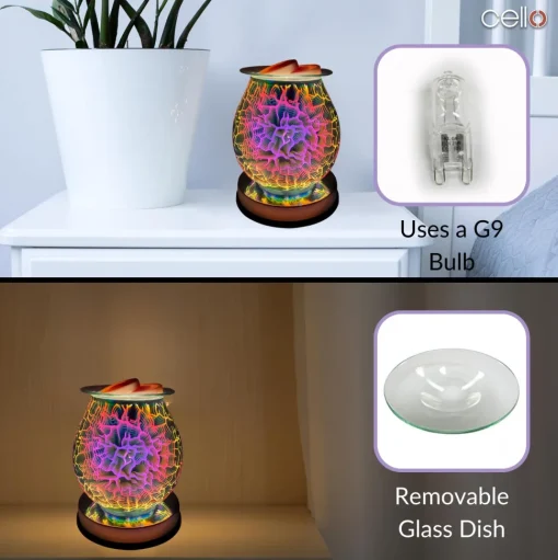 Cello Electric Wax Burner 3D Touch - Lightning