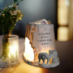 Cello Elephant Tealight Burner - A trunkful of love, a whole heap of fun!