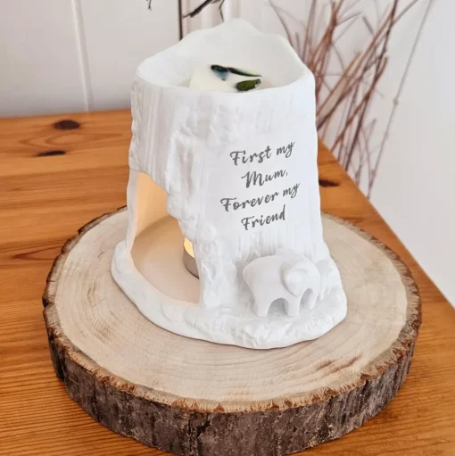 Cello Elephant Tealight Burner - Best Auntie Ever