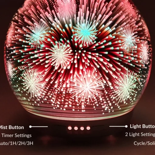 Cello Large Ultrasonic Diffuser - 3D Firework