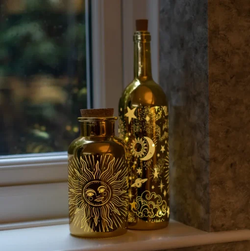 Cello Lighting - Celestial Jar - Gold