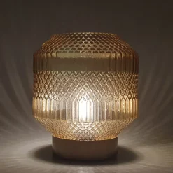 Cello Lighting - Oriental Lantern Medium Amber