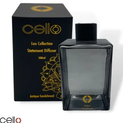 Cello Lux Statement Reed Diffuser - Antique Sandalwood