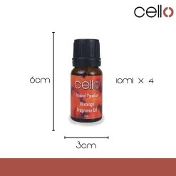 Cello Mixology Fragrance Oil - Pack of 4 - Tropical Paradise
