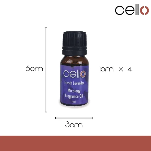 Cello Mixology Fragrance Oil - Pack of 4 - French Lavender