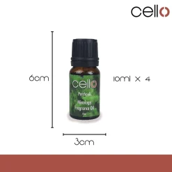 Cello Mixology Fragrance Oil - Pack of 4 - Patchouli