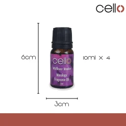 Cello Mixology Fragrance Oil - Pack of 4 - Wildflower Meadow