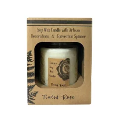 Cello Naked Candle with Convection Spinner - Tinted Rose