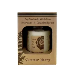 Cello Naked Candle with Convection Spinner - Summer Berry