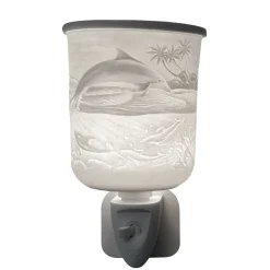 Cello Porcelain Plug In Electric Wax Burner - Dolphin