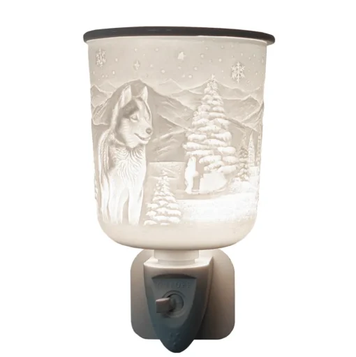 Cello Porcelain Plug In Electric Wax Burner - Husky