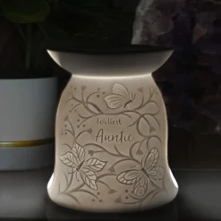 Cello Porcelain Tealight Burner - Loveliest Auntie