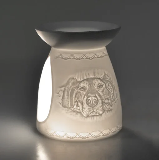 Cello Porcelain Tealight Burner - Dog