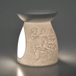 Cello Porcelain Tealight Burner - Cherub
