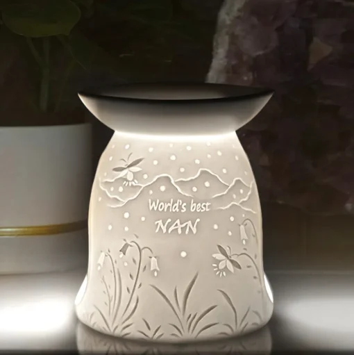 Cello Porcelain Tealight Burner - Worlds Best Nan