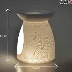 Cello Porcelain Tealight Burner - Dog
