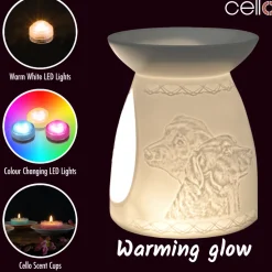 Cello Porcelain Tealight Burner - Dog