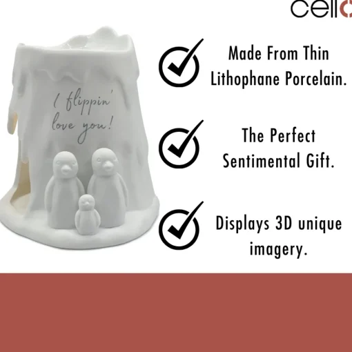 Cello Porcelain Tealight Burner - I Flippin Love you