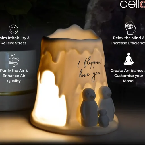 Cello Porcelain Tealight Burner - I Flippin Love you