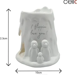 Cello Porcelain Tealight Burner - I Flippin Love you
