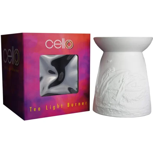 Cello Porcelain Tealight Burner - Dolphin