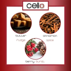 Cello Scent Cup Trio - Merry Christmas